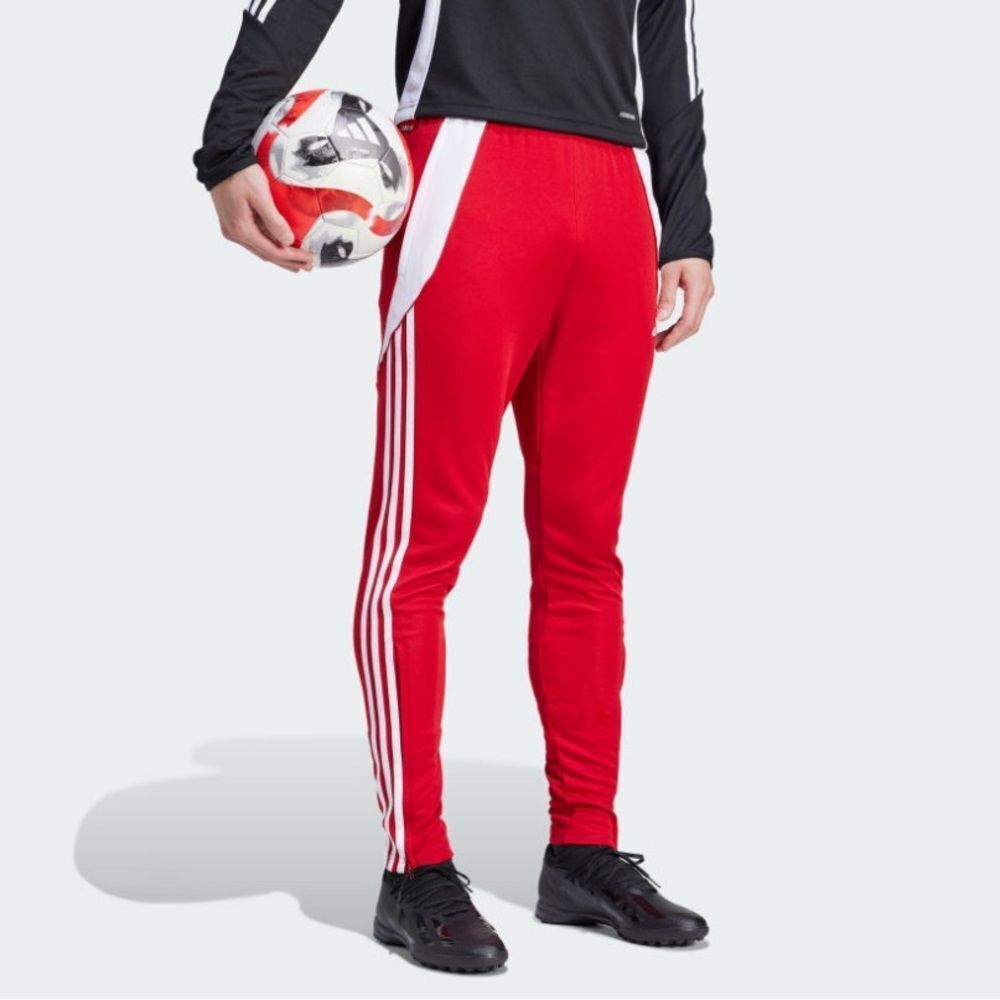 NWT Adidas Men's Tiro 24 Training Pants Size XL Joggers Red White Pockets Soccer